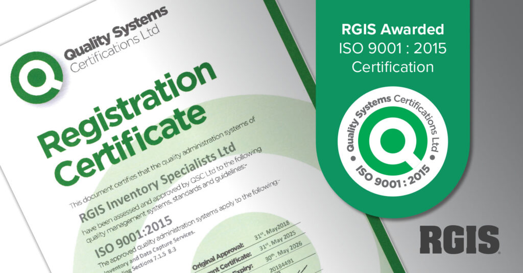 ISO 9001 : 2015 Certificate